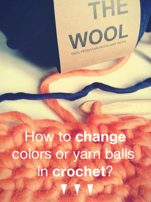 how to change wool in crochet