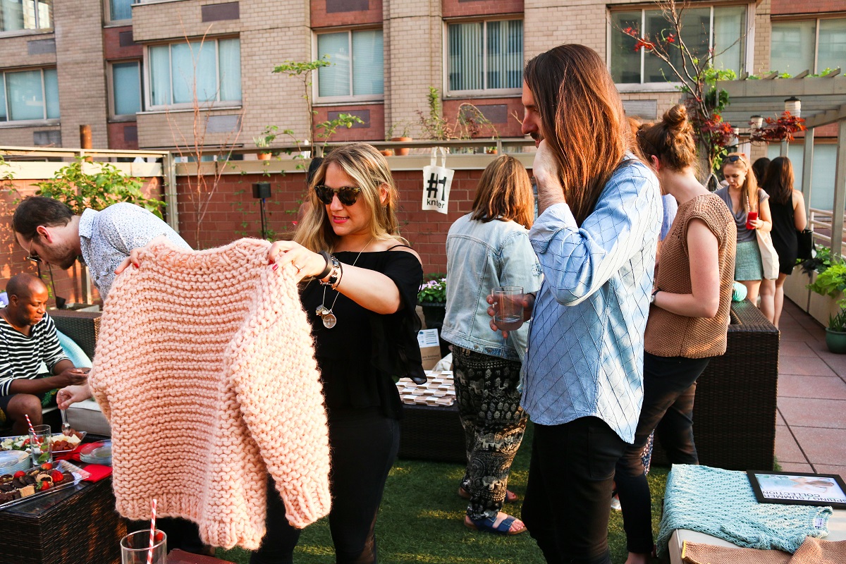 Attendees got the chance to see our newest collections, trying on