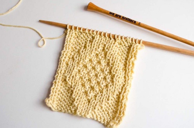 How to knit a mock cable panel The Blog US/UK