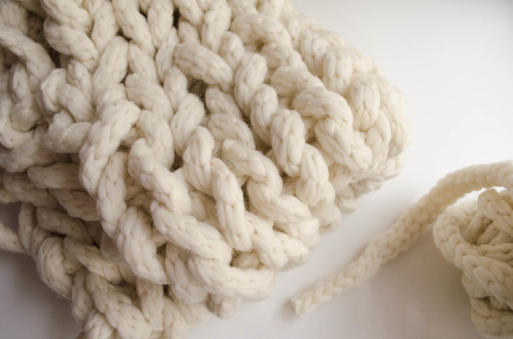 Arm Knitting Tutorial for Beginners 