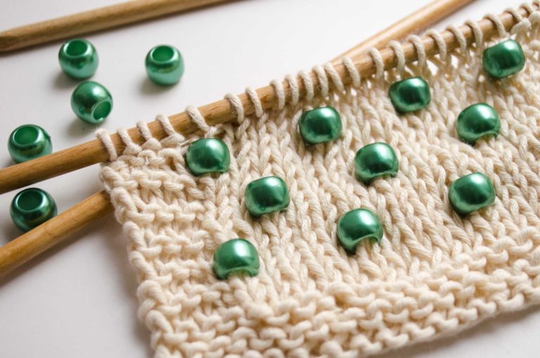 How to put beads on your knitwear The Blog US/UK