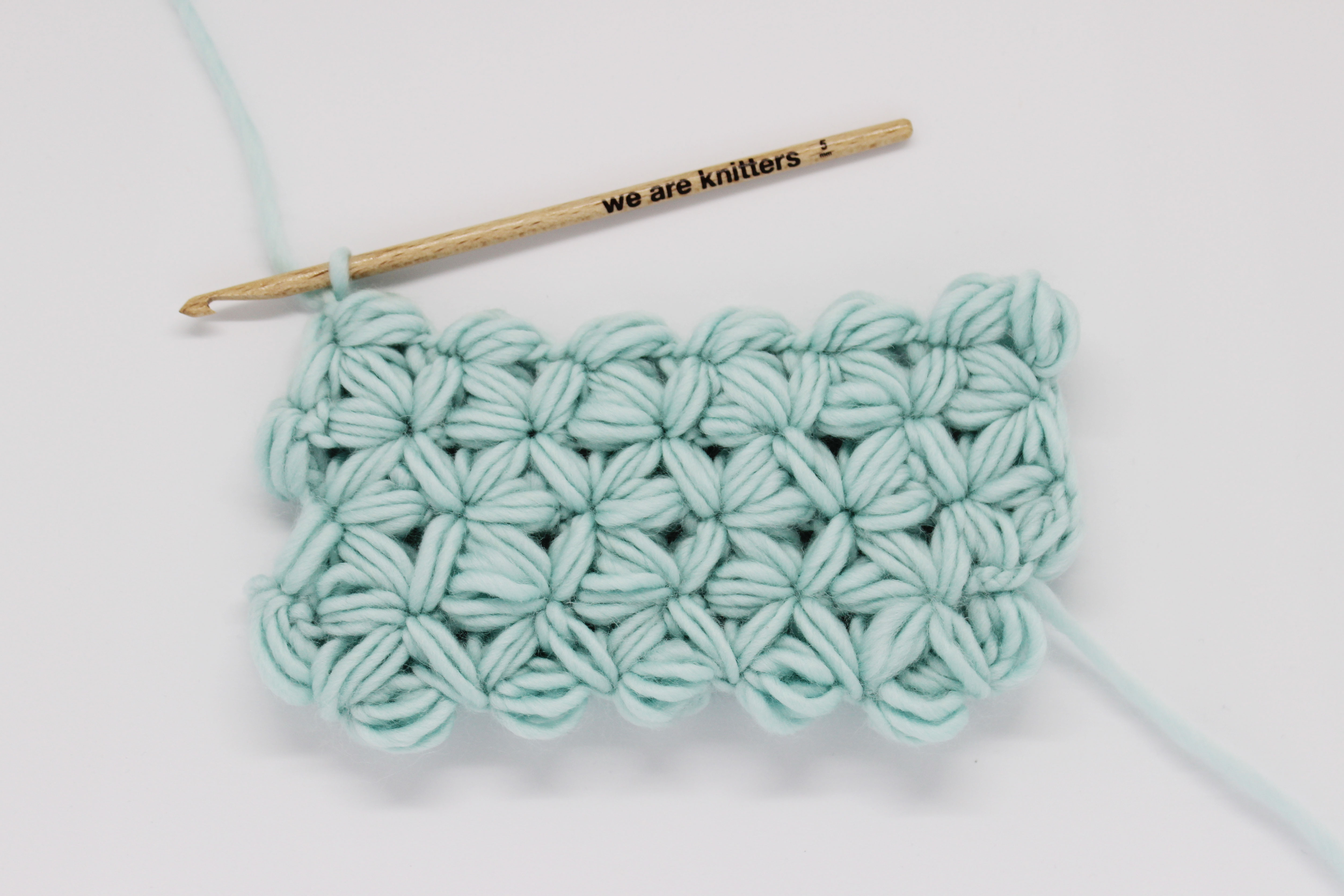 Jasmine stitch in the round HELP : r/crochetpatterns