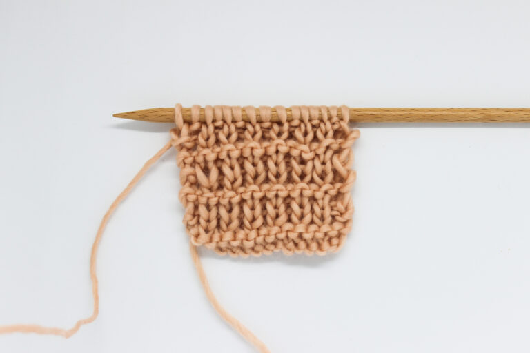 How to knit thermal stitch The Blog US/UK